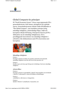 Global Compacts tio principer