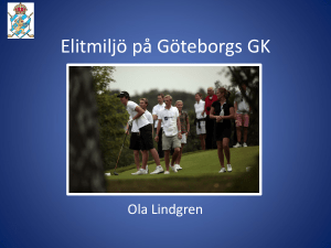 Elitmiljö på Göteborgs GK