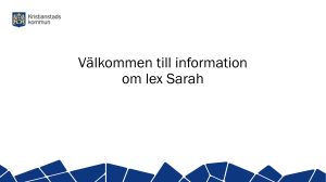 Lex Sarah Bildspel
