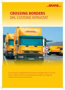 crossing borders dhl customs intrastat
