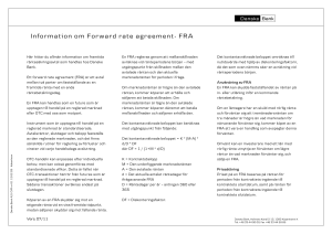 Information om forward rate agreement