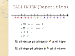 TALLINJEN(Repetition)