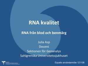 RNA kvalitet