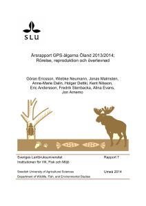 Årsrapport Öland 2013/2014