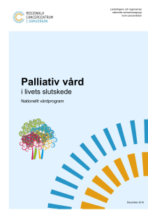 Palliativ vård - Svenska palliativregistret