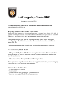 Antidrogpolicy Gnesta BBK