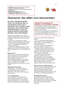 Glukosamin - Janusinfo