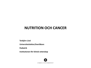 Nutrition och cancer