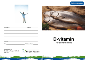 D-vitamin - Region Halland
