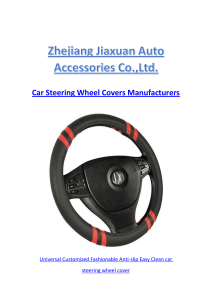 Car Steering Wheel Covers Manufacturers