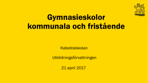Mötet den 21 april 2017 - För utförare i Uppsala kommun