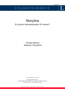 Storyline - En positiv lärandesituation för elever?