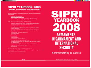 SIPRI Yearbook 2008, Sammanfattning på svenska