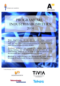 programvaru- industribarometern 2014