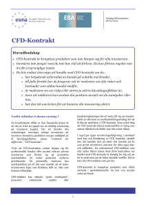 CFD-Kontrakt - ESMA