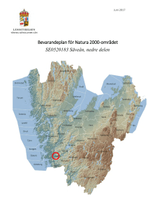 Bevarandeplan för Natura 2000-område SE0520183 Säveån, nedre