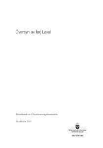 Översyn av lex Laval, SOU 2015:83
