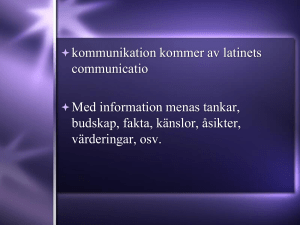 Kommunikationsteori