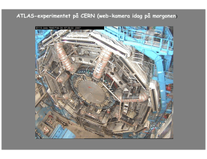 ATLAS-experimentet på CERN (web