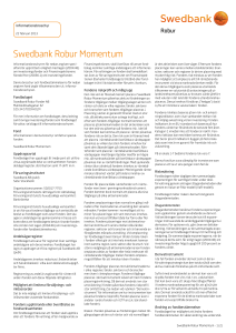 Swedbank Robur Momentum
