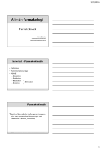 Farmakokinetik (pdf-handouts)