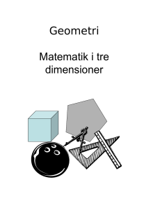 Geometri Matematik i tre dimensioner