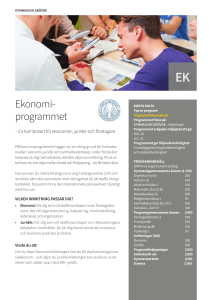 Ekonomi- programmet