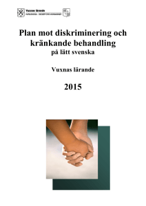 Plan mot diskriminering och kränkande behandling 2015