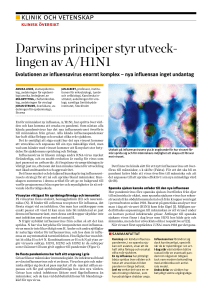 Darwins principer styr utveck