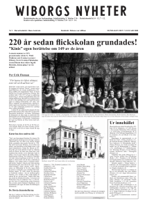 Wiborgs Nyheter 2008 - Föreningen 7 Januari