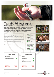 Teambuildingprogram