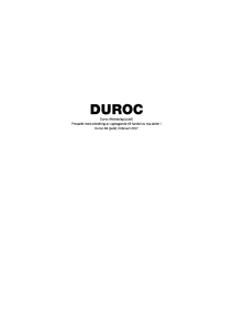Duroc Aktiebolag (publ) Prospekt med anledning av upptagande till