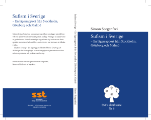 Sufism i Sverige - Nämnden för statligt stöd till trossamfund