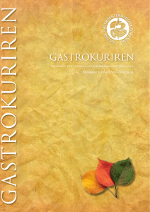 gastrokuriren - Svensk Gastroenterologisk Förening