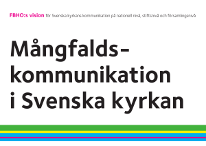 FBHO:s vision - Svenska Kyrkan