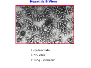 Behandling av kronisk hepatit B