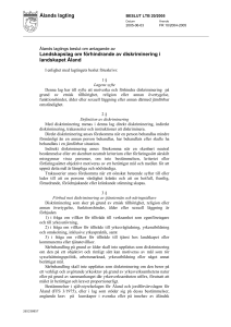 Ålands lagting - Beslut LTB 20/2005