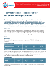 Thermobetong - Thermokoncept