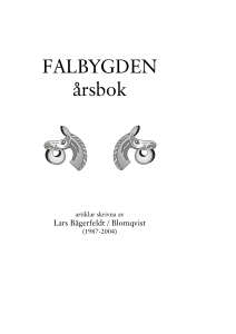 Falbygden rsbok - Radio Falköping