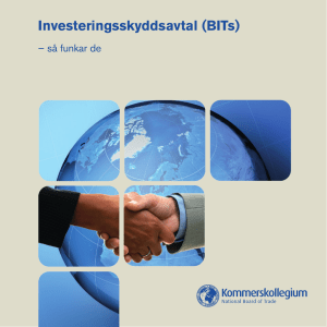 Investeringsskyddsavtal (BITs)