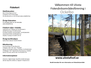 Välkommen till Ulvsta Fiskevårdsförening