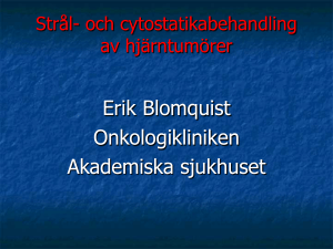 Erik Blomquist Onkologikliniken Akademiska sjukhuset