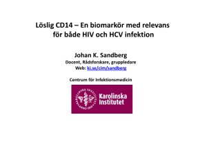 Löslig CD14 – En biomarkör med relevans för både