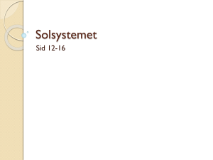 Solsystemet - WordPress.com