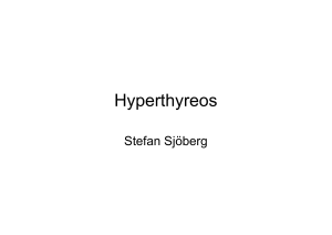 Hyperthyreos - Region Halland