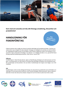 HANDLEDNING FÖR FISKERIFÖRETAG