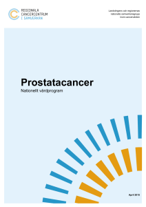 Prostatacancer - Om RCC i samverkan