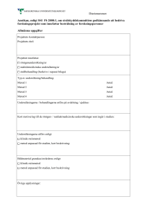 Checklista för ansökningar till strålskyddskommitté