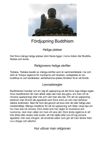 Fördjupning Buddhism