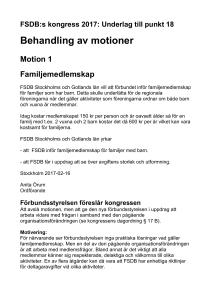 p 18 Motioner 2017 - Förbundet Sveriges Dövblinda
